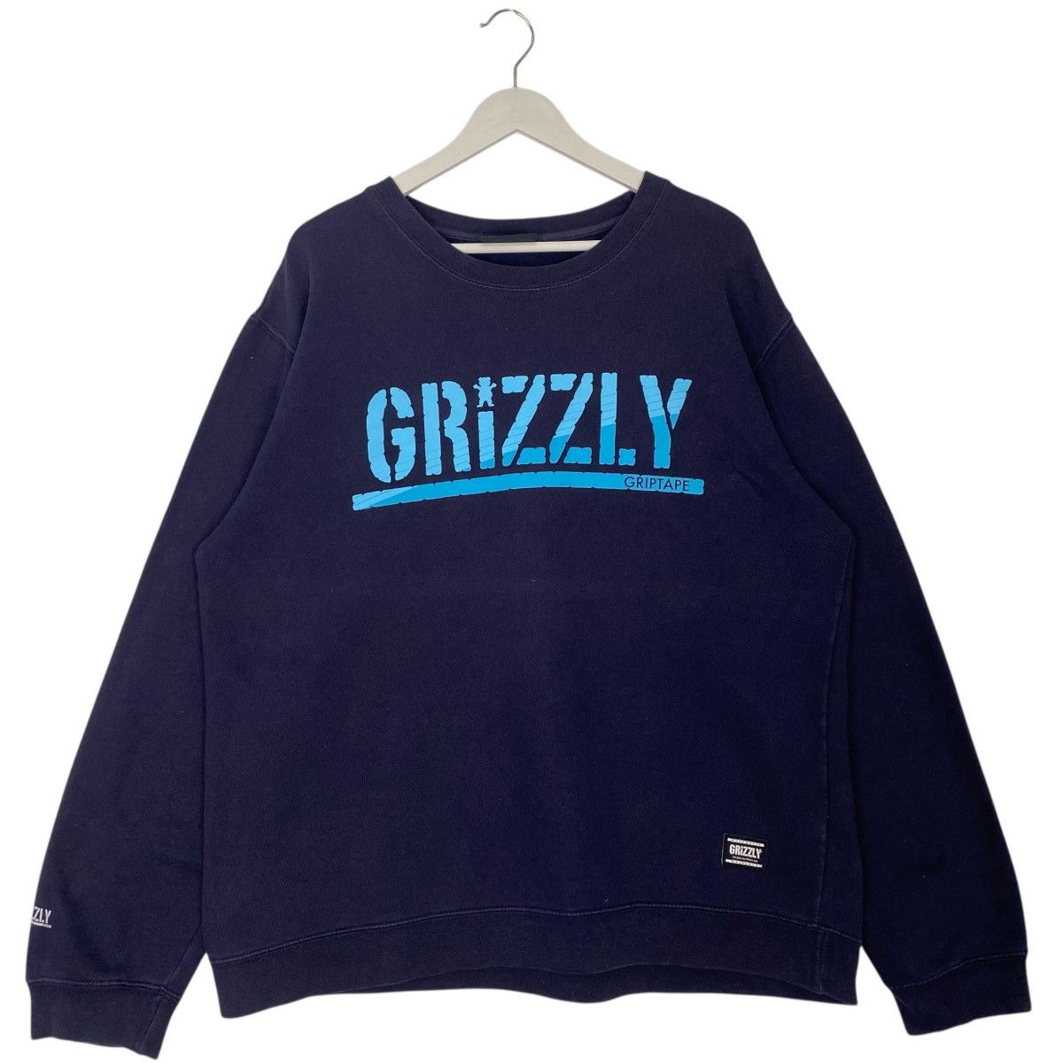 Vintage Vintage Authentic Grizzly Big Printed Crewneck NavyBlue Size US L / EU 52-54 / 3 - 1 Thumbnail