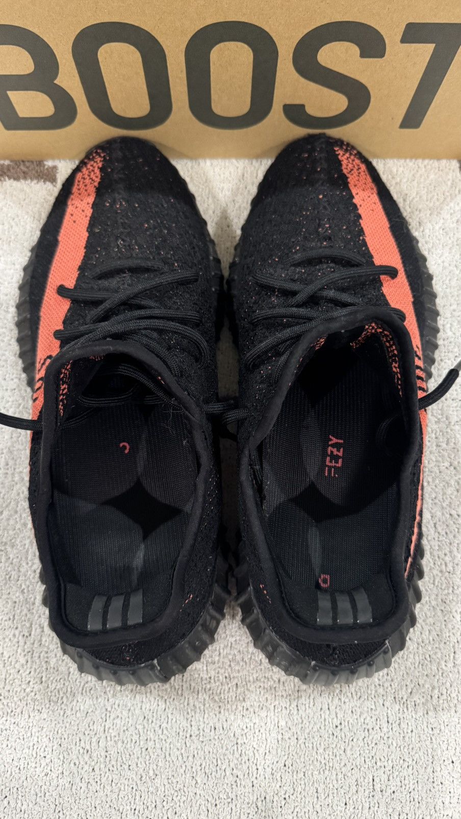 Yeezy Adidas Yeezy Boost V2 'Red' Size US 9 / EU 42 - 6 Thumbnail