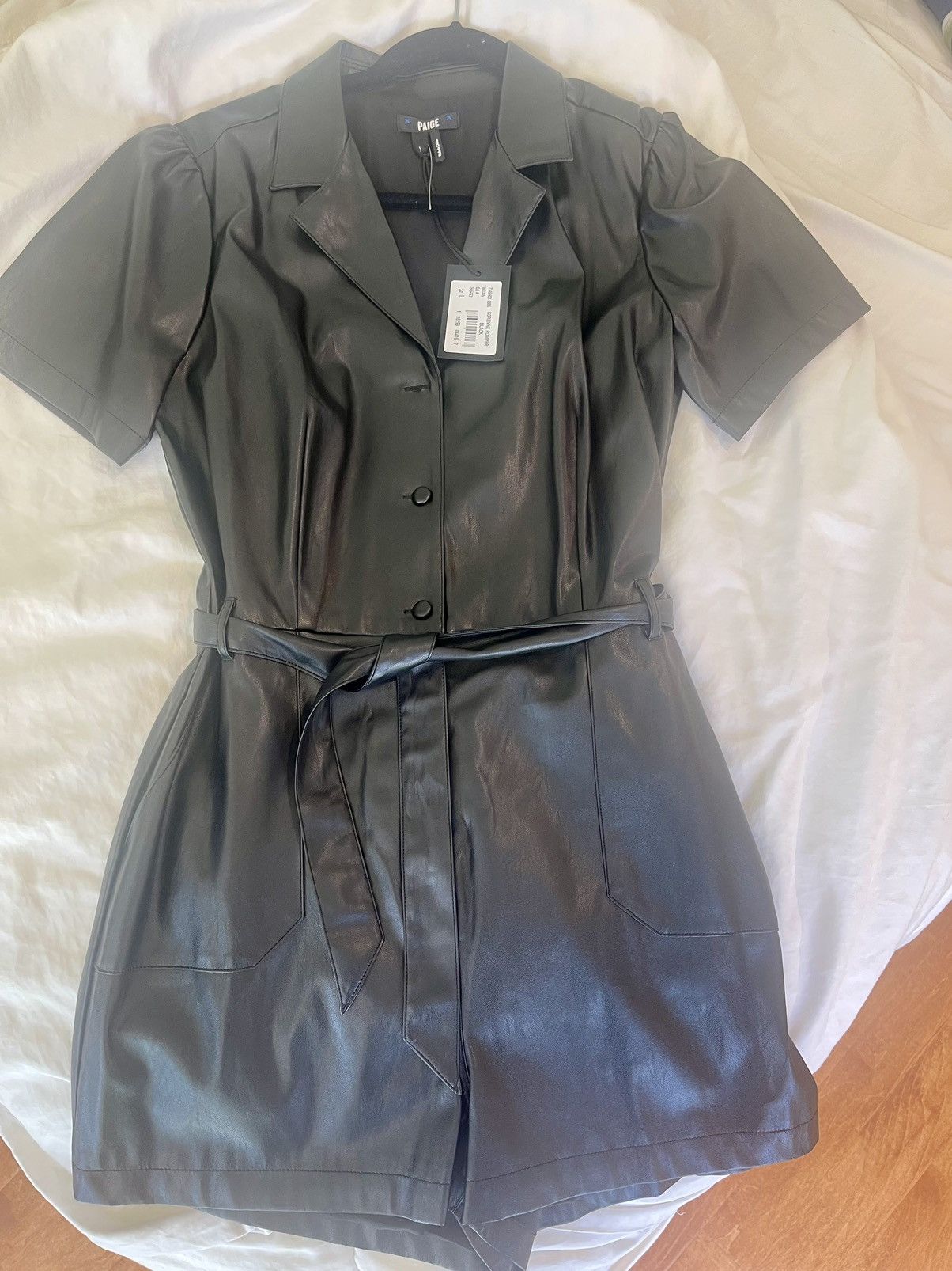 Paige PAIGE Sorenne black romper. New with tags Size L / US 10 / IT 46 - 1 Thumbnail