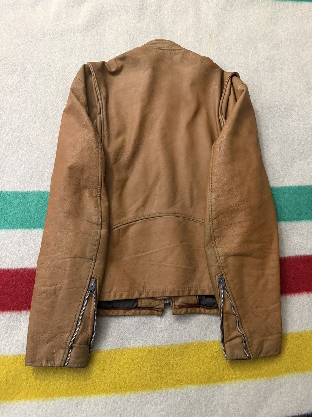 Leather 50s 60s Lesco Leathers? Cafe Racer Jacket 42 Small Medium Size US M / EU 48-50 / 2 - 2 Thumbnail