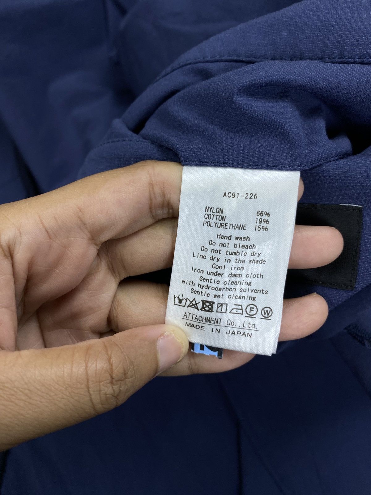 Attachment Vintage Attachment Blue Plain Jacket Size US M / EU 48-50 / 2 - 9 Thumbnail