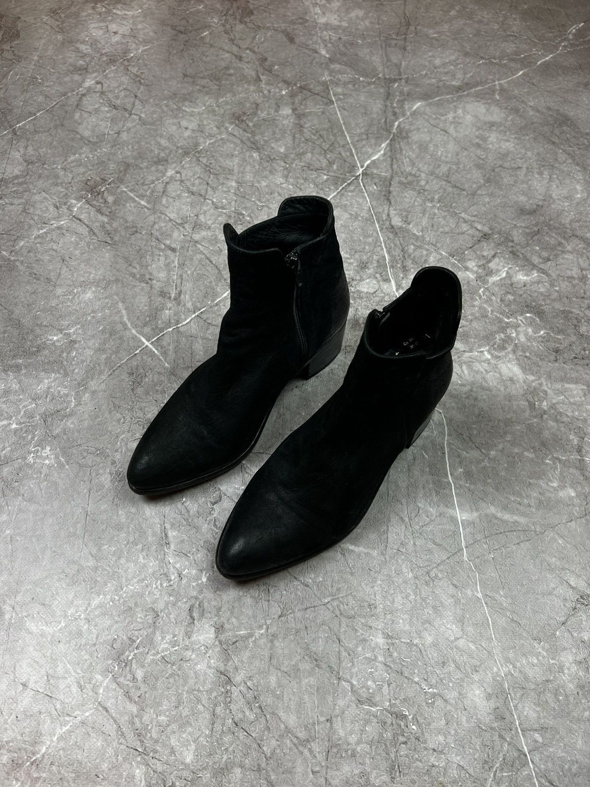 The Last Conspiracy The Last Conspiracy Black Soft Leather Ankle Boots Size 37 Size US 7 / IT 37 - 10 Thumbnail