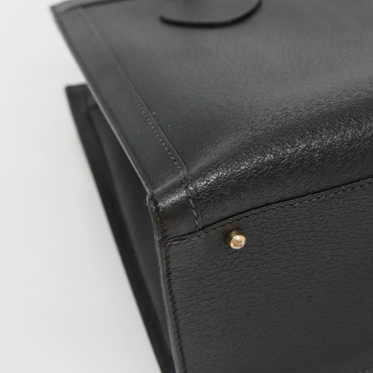 Gucci GUCCI Bamboo Hand Bag Leather Black Gold 002 2853 0260 0 Size ONE SIZE - 11 Thumbnail
