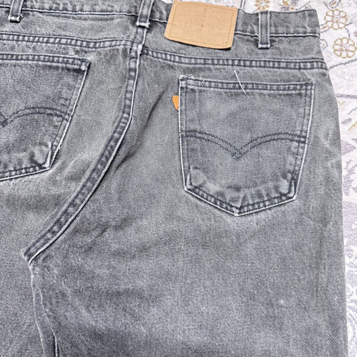 Levi's Vintage Levis 505 Black Faded Distressed Jeans Size US 34 / EU 50 - 11 Thumbnail