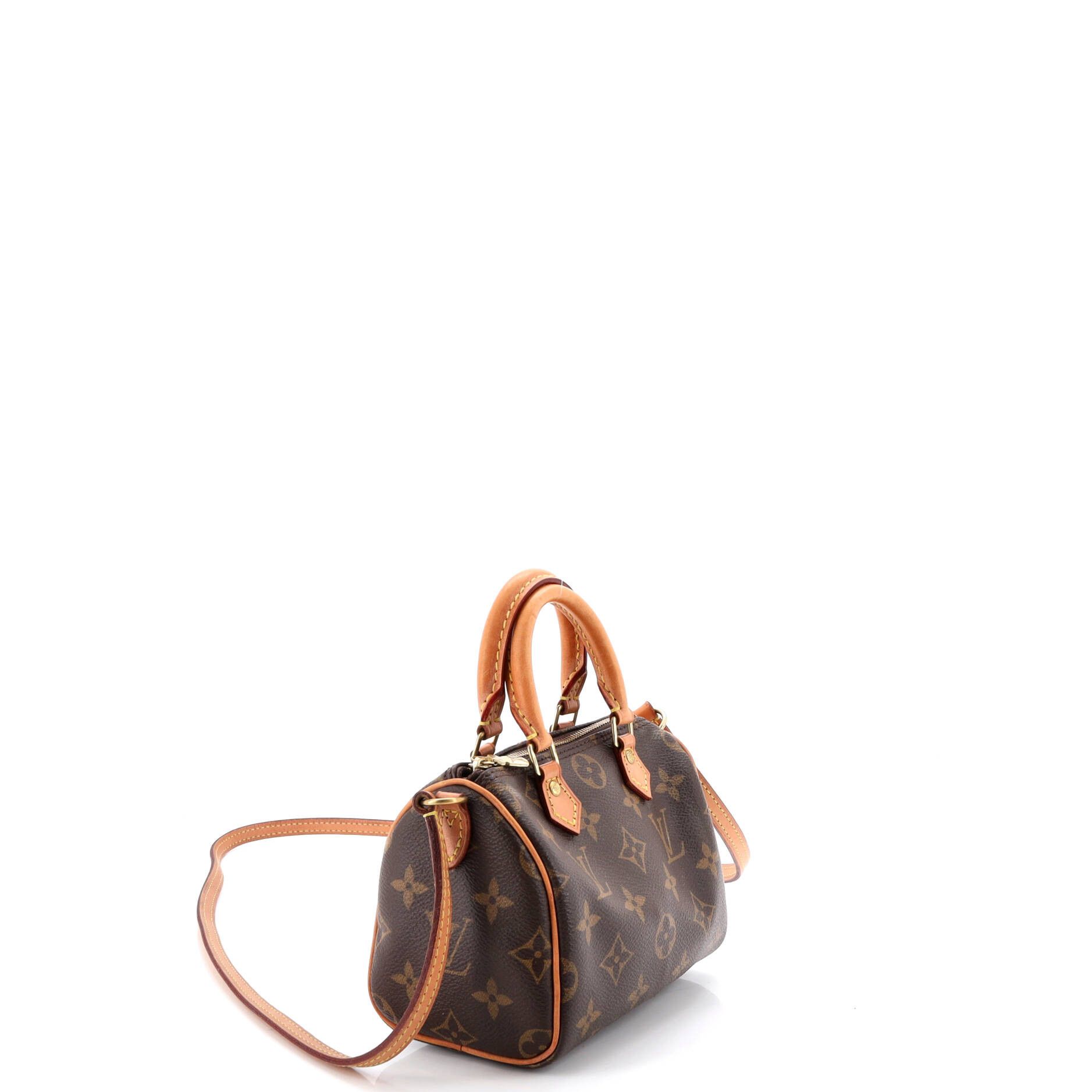 Louis Vuitton Speedy Bandouliere Bag Monogram Canvas Nano Size ONE SIZE - 1 Thumbnail