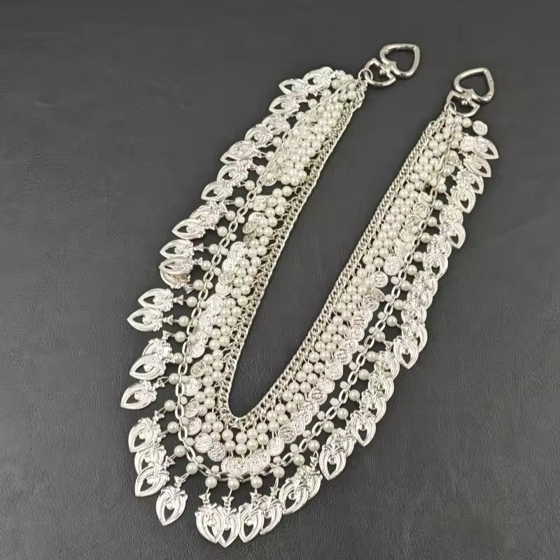 Vintage Gothic style layered tassel waist accessories Size ONE SIZE - 4 Thumbnail