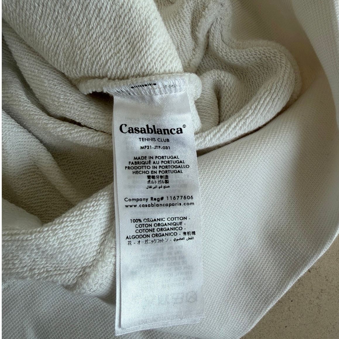 Casablanca Casablanca Paris Tennis Club Sweatshirt White Crewneck XXL Size US XXL / EU 58 / 5 - 6 Thumbnail