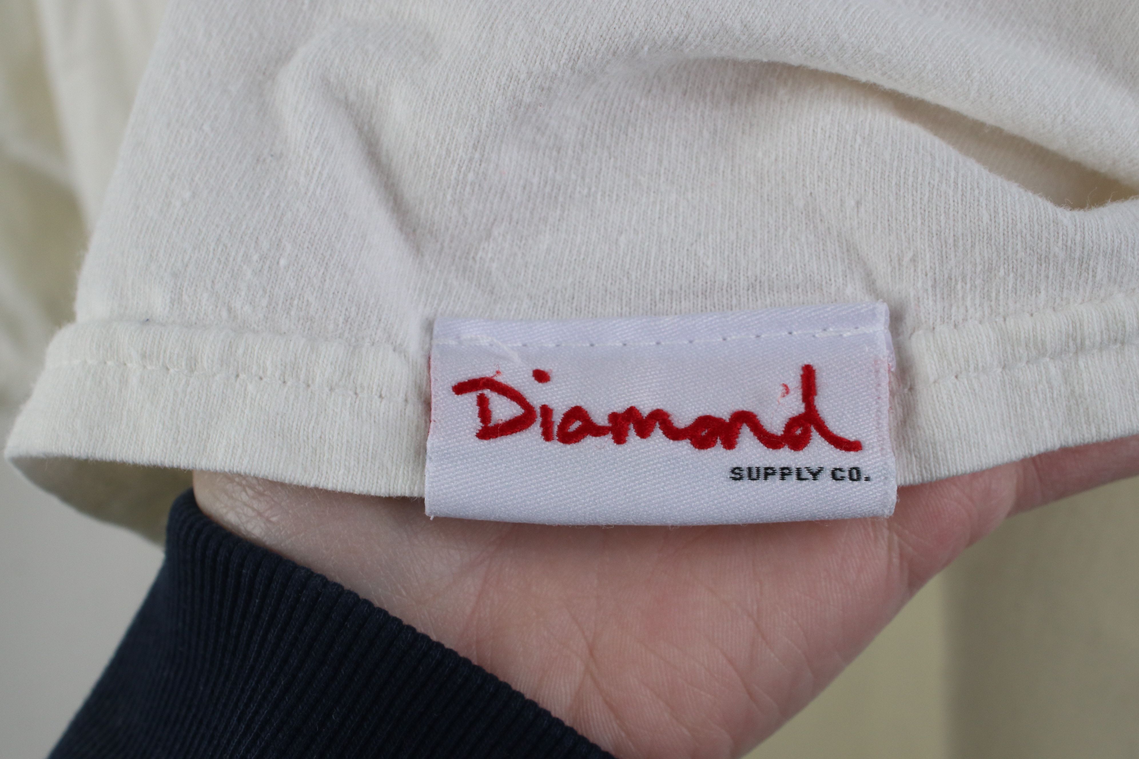 Diamond Supply Co. Vintage 90s Y2K Diamond Supply Co Skateboarding T-Shirt USA Size US XL / EU 56 / 4 - 7 Thumbnail