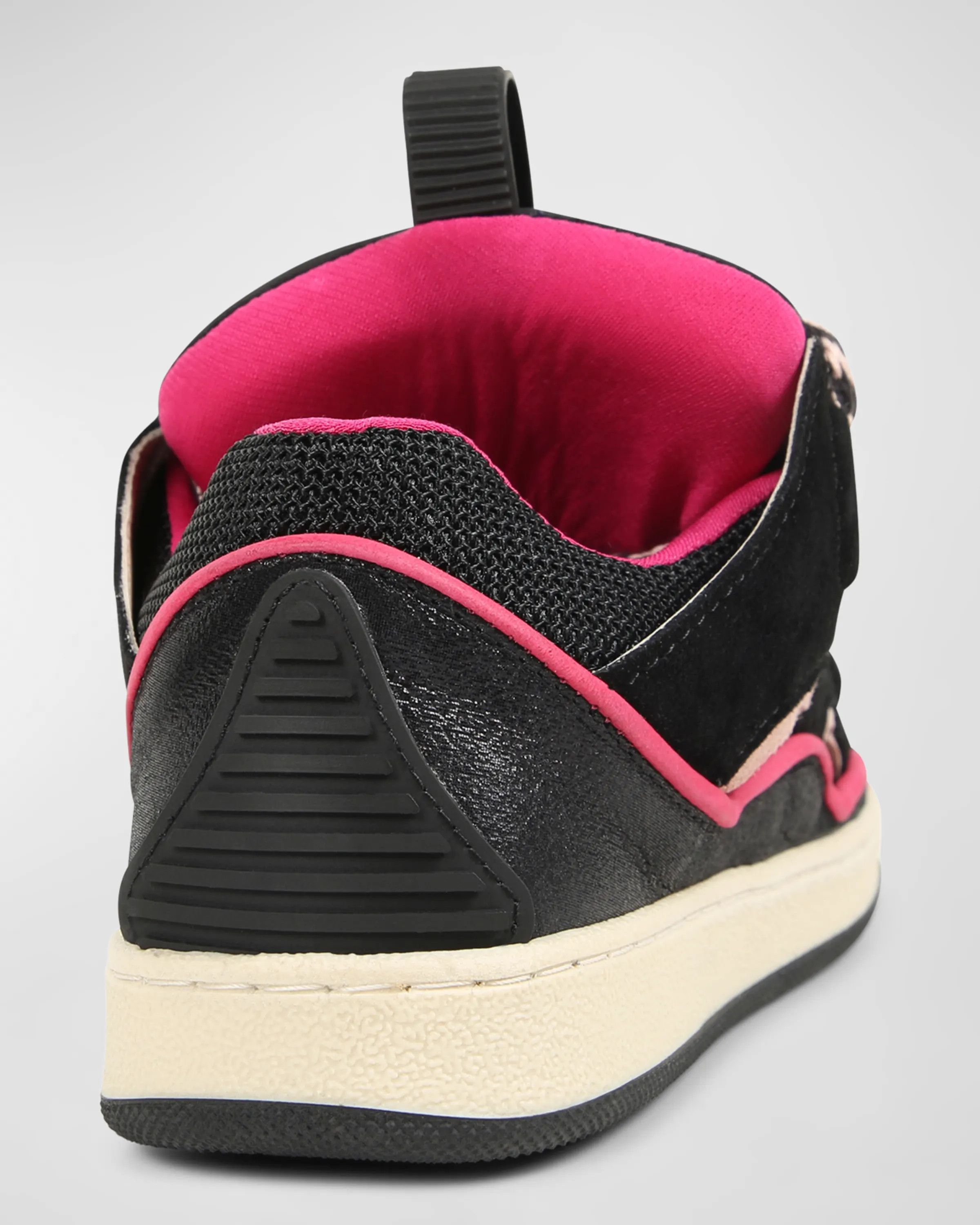 Lanvin o1w1db10226 Size: KIDS 26 / Curb Suede Low-Top Sneakers Size US 5 / EU 37 - 3 Thumbnail