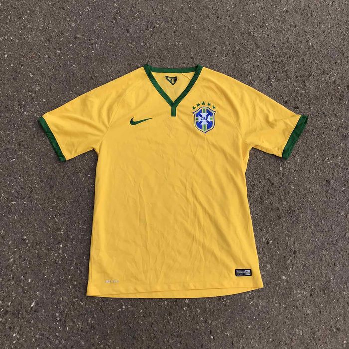 Nike Vintage Nike Brazil Blokecore soccer jersey size M | Grailed