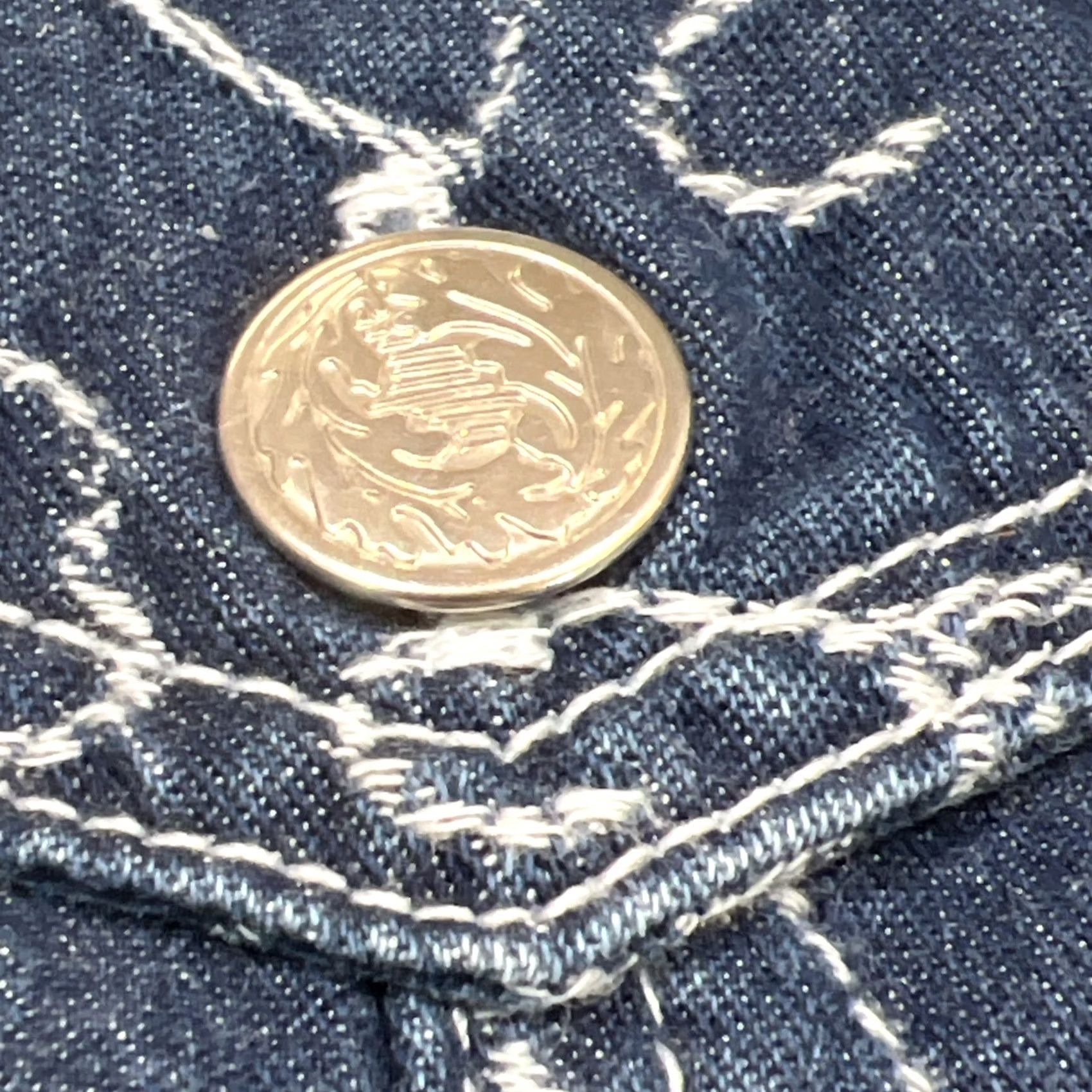 Vintage VINTAGE Circle T Roughrider Shirt Top Shacket XL Floral Embroidery Cotton Blue Western Men/Women? Size XL / US 12-14 / IT 48-50 - 4 Thumbnail