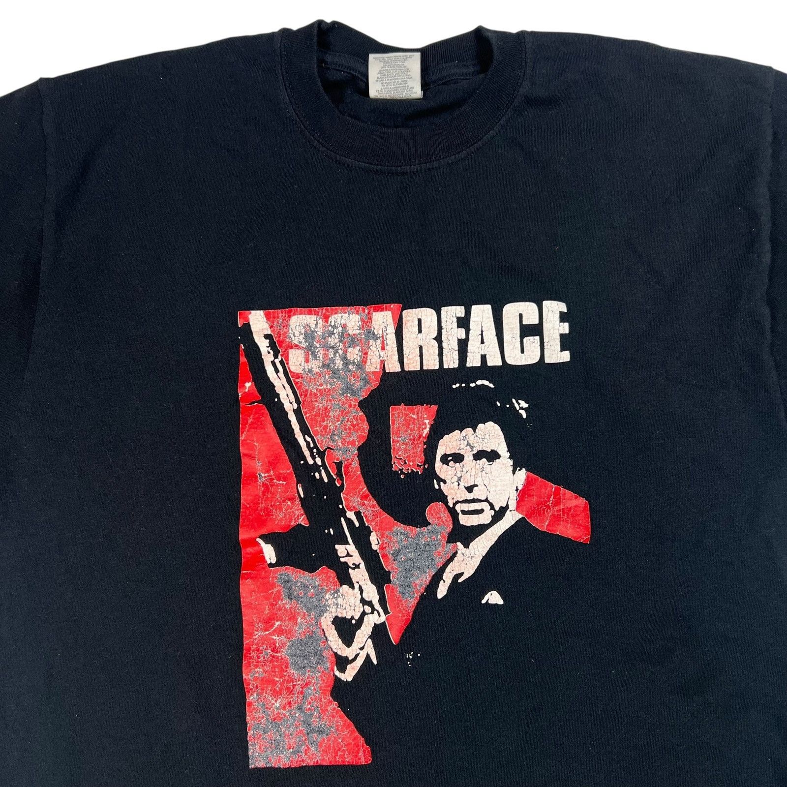 Jerzees × Vintage Vintage Y2K Scarface Al Pacino faded tee (M) Size US M / EU 48-50 / 2 - 2 Thumbnail