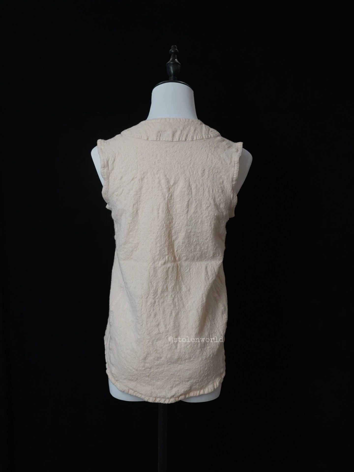 Comme des Garcons Comme des Garçons Comme Plus Napped Wool Vest Cream M Size M / US 6-8 / IT 42-44 - 4 Thumbnail