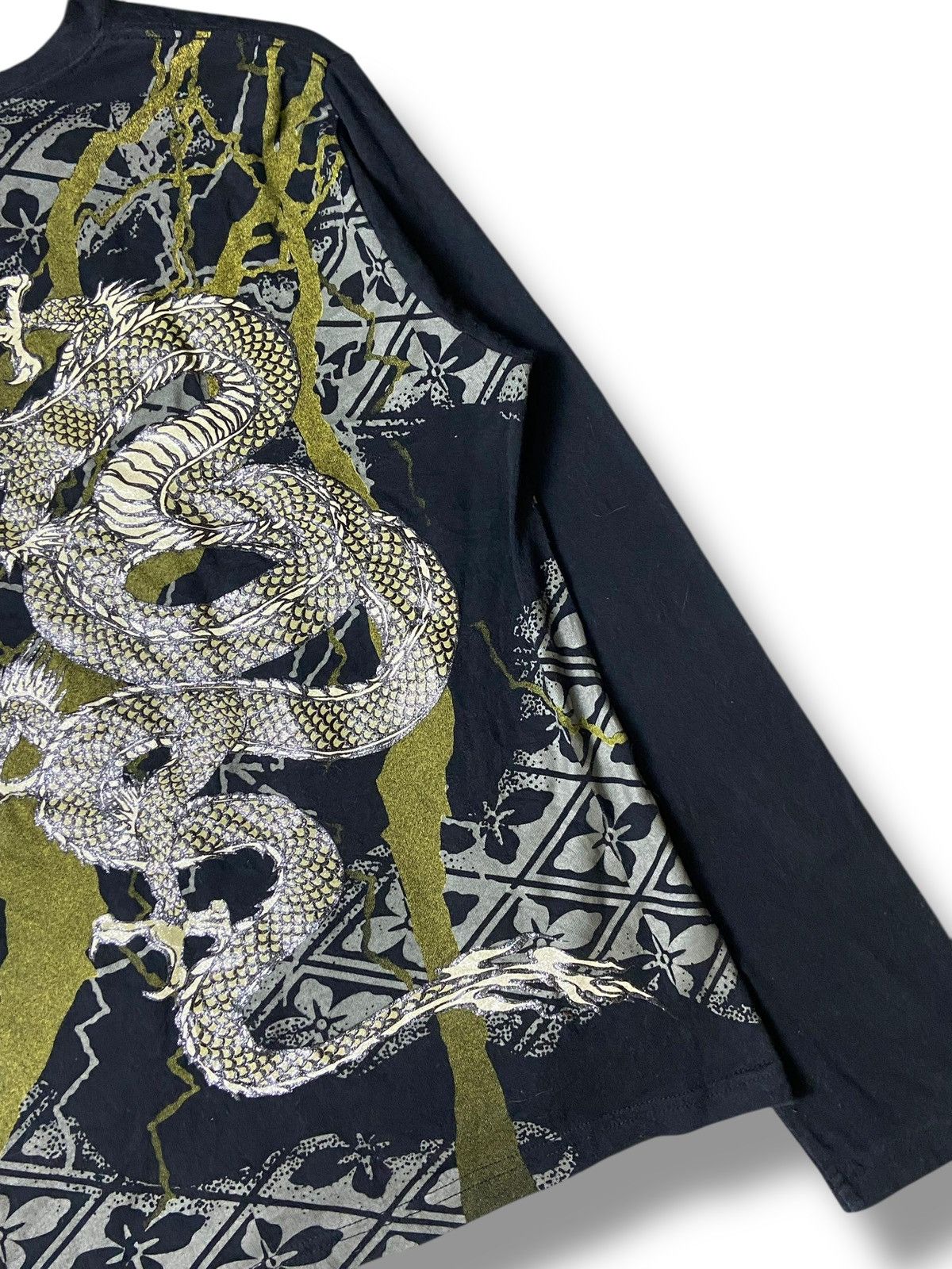 Japanese Brand × Vintage Vintage OBORO Sukajan Long Sleeve Shirt (124) Size US M / EU 48-50 / 2 - 6 Thumbnail