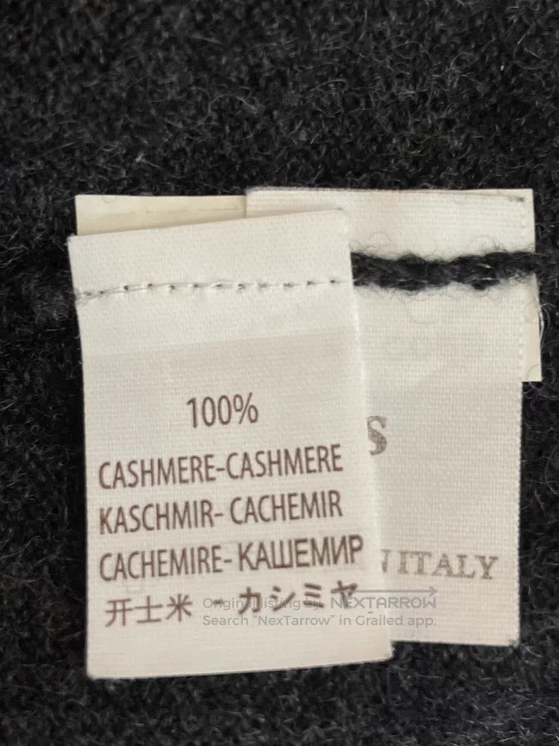 Brunello Cucinelli Brunello Cucinelli Black and Grey Cashmere Cardigan Size S / US 4 / IT 40 - 8 Thumbnail