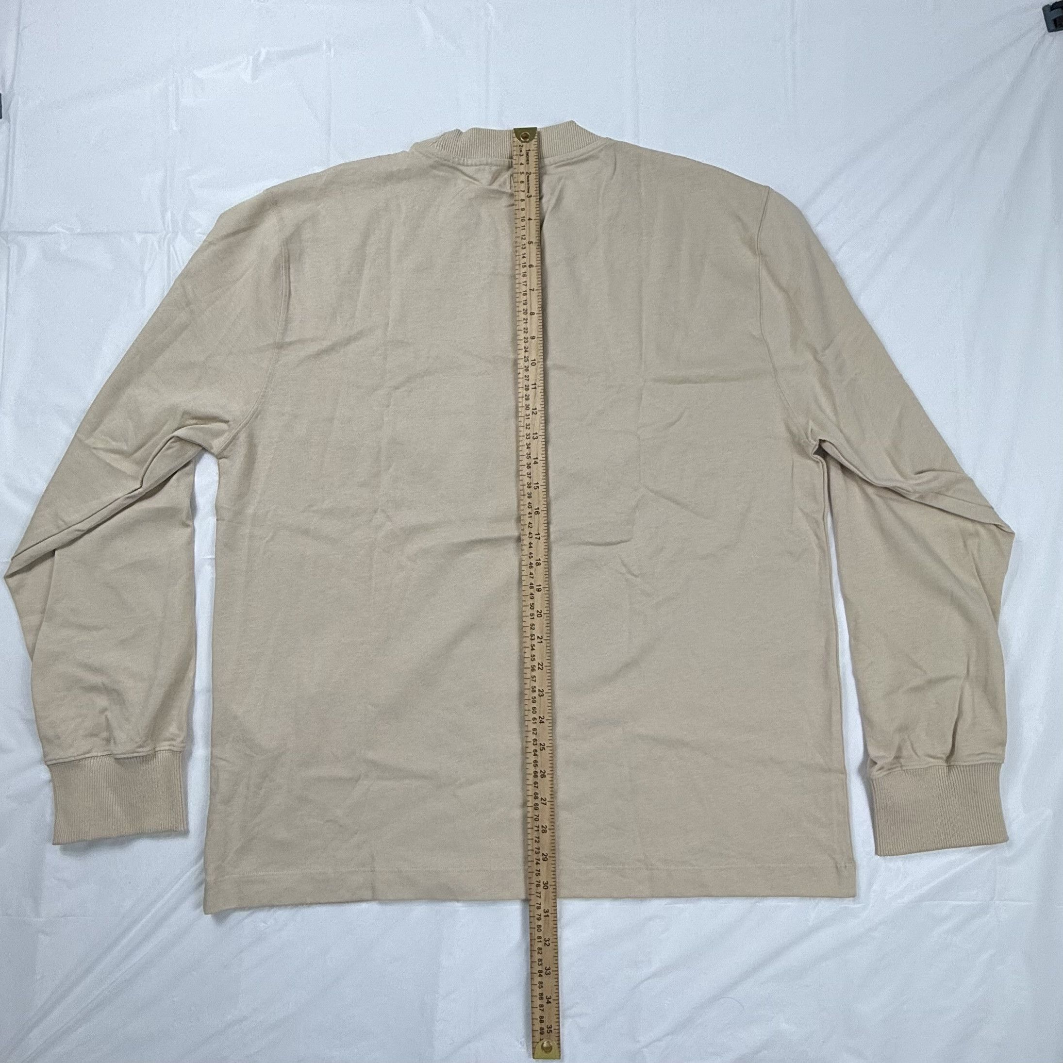 AMI Ami Alexandre Mattiussi Beige De Coeur Long Sleeve 3XL Size US XXL / EU 58 / 5 - 3 Thumbnail