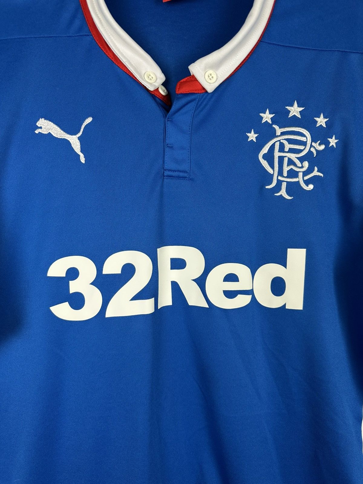 Puma PUMA GLASGOW RANGERS 2014 2015 FOOTBALL SHIRT SOCCER JERSEY Size US L / EU 52-54 / 3 - 3 Thumbnail
