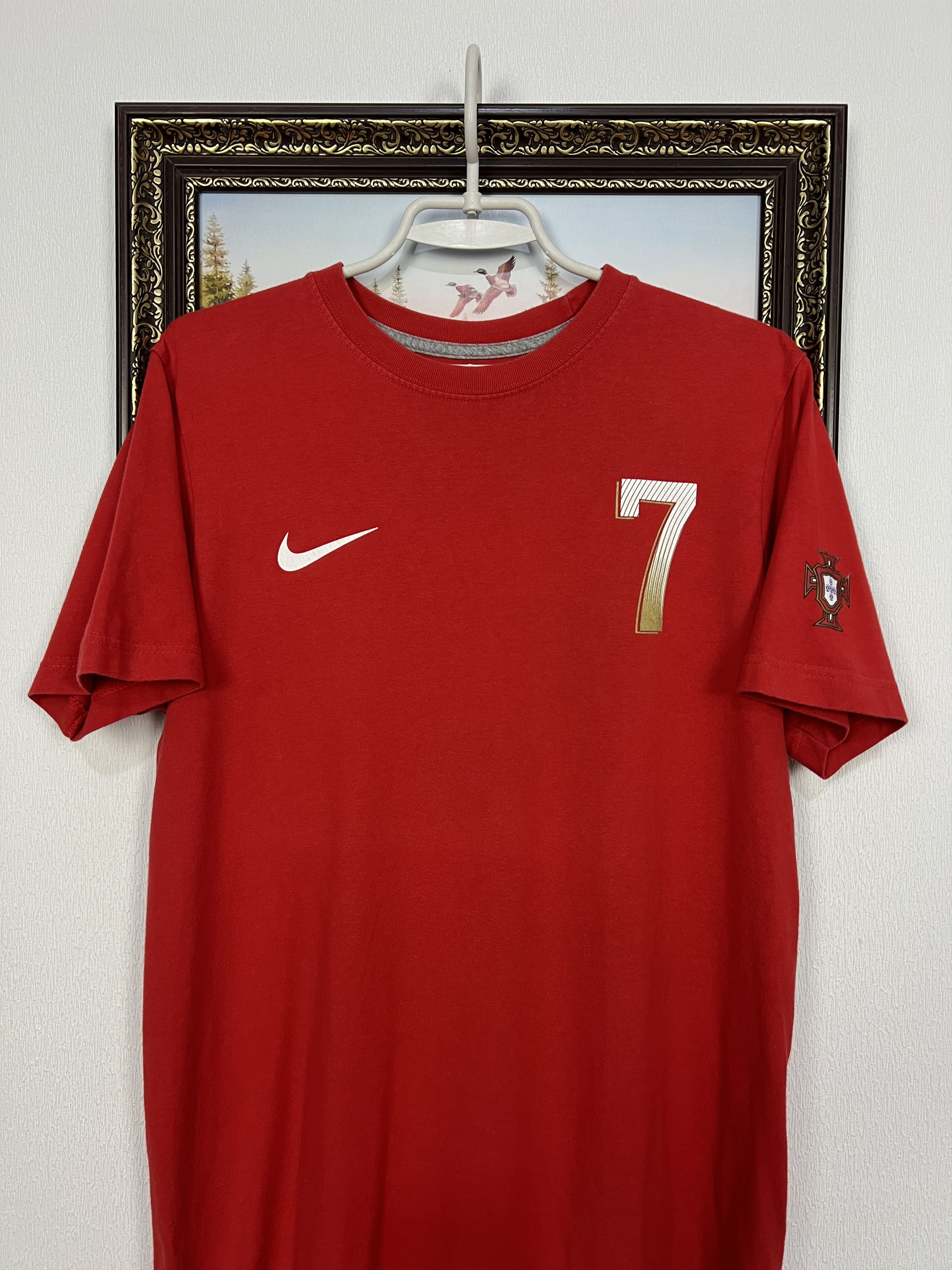 Nike Vintage Nike Portugal Football Train Shirt #7 Ronaldo Soccer Size US M / EU 48-50 / 2 - 2 Thumbnail
