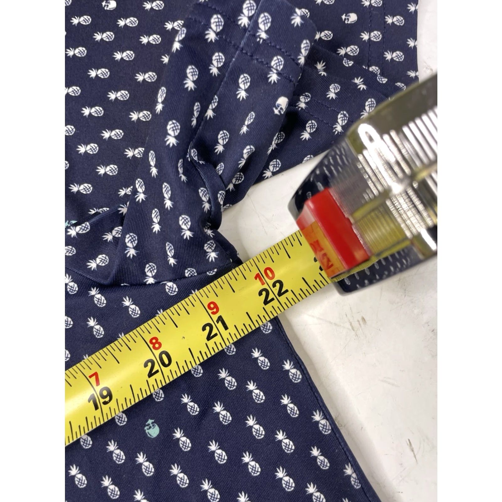 RLX Ralph Lauren Ralph Lauren RLX Golf Performance Polo Shirt Mens M Pineapple AOP Blue Size US M / EU 48-50 / 2 - 5 Thumbnail