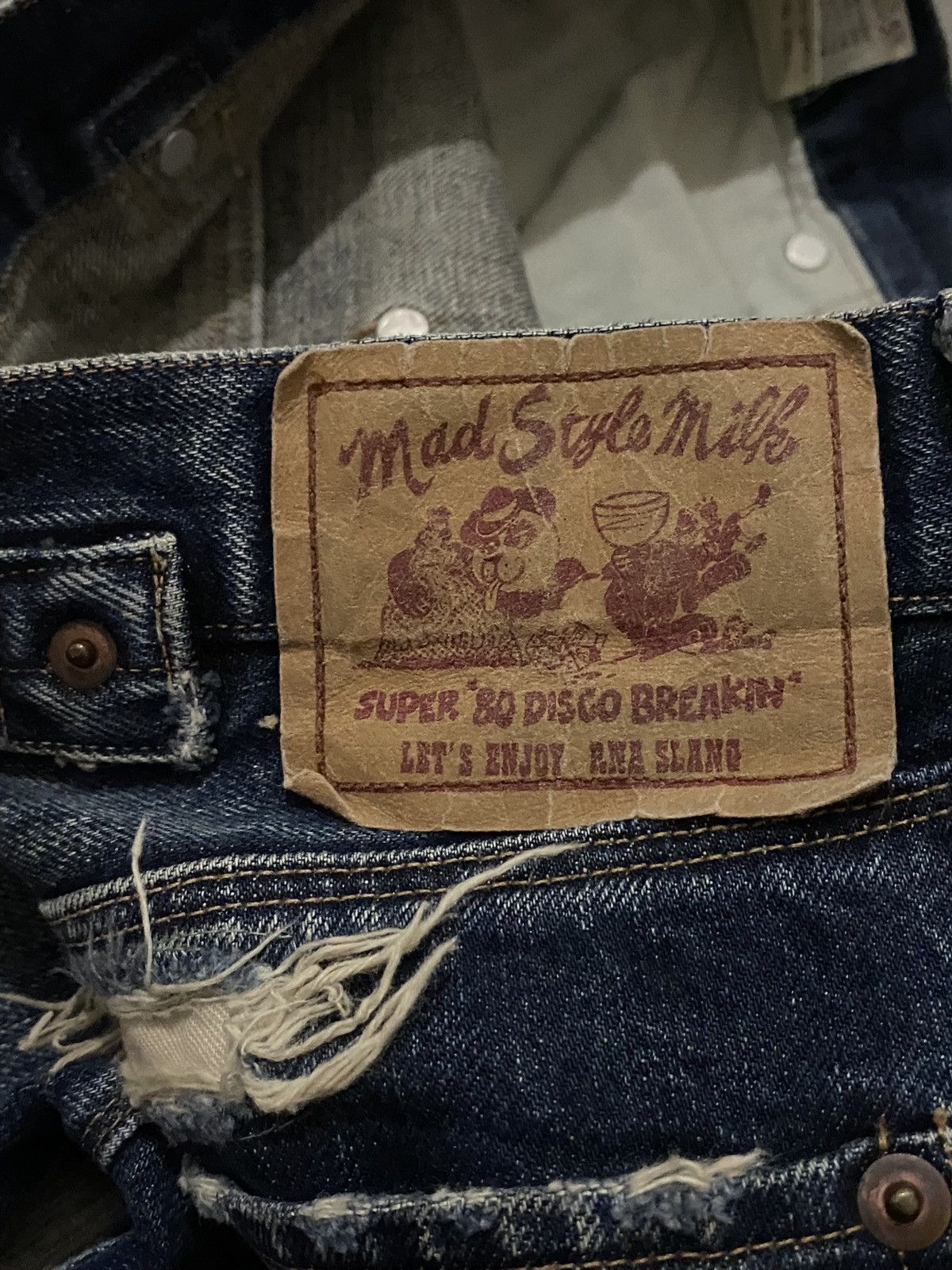 If Six Was Nine Rna Slang Inc Japan Selvedge Dirty Mud Washed Wax Pocket Size US 31 - 17 Thumbnail