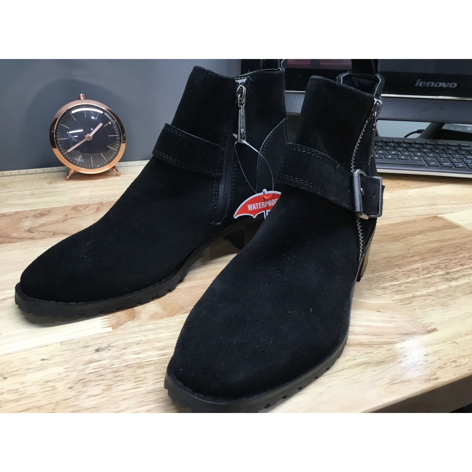 Other Blondo Susan Black Suede Waterproof Booties Women's 6 Size US 6 / IT 36 - 5 Thumbnail