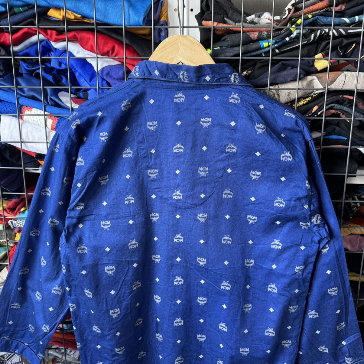 MCM Vintage MCM Legere Monogram Button Up Shirt Size US M / EU 48-50 / 2 - 7 Thumbnail