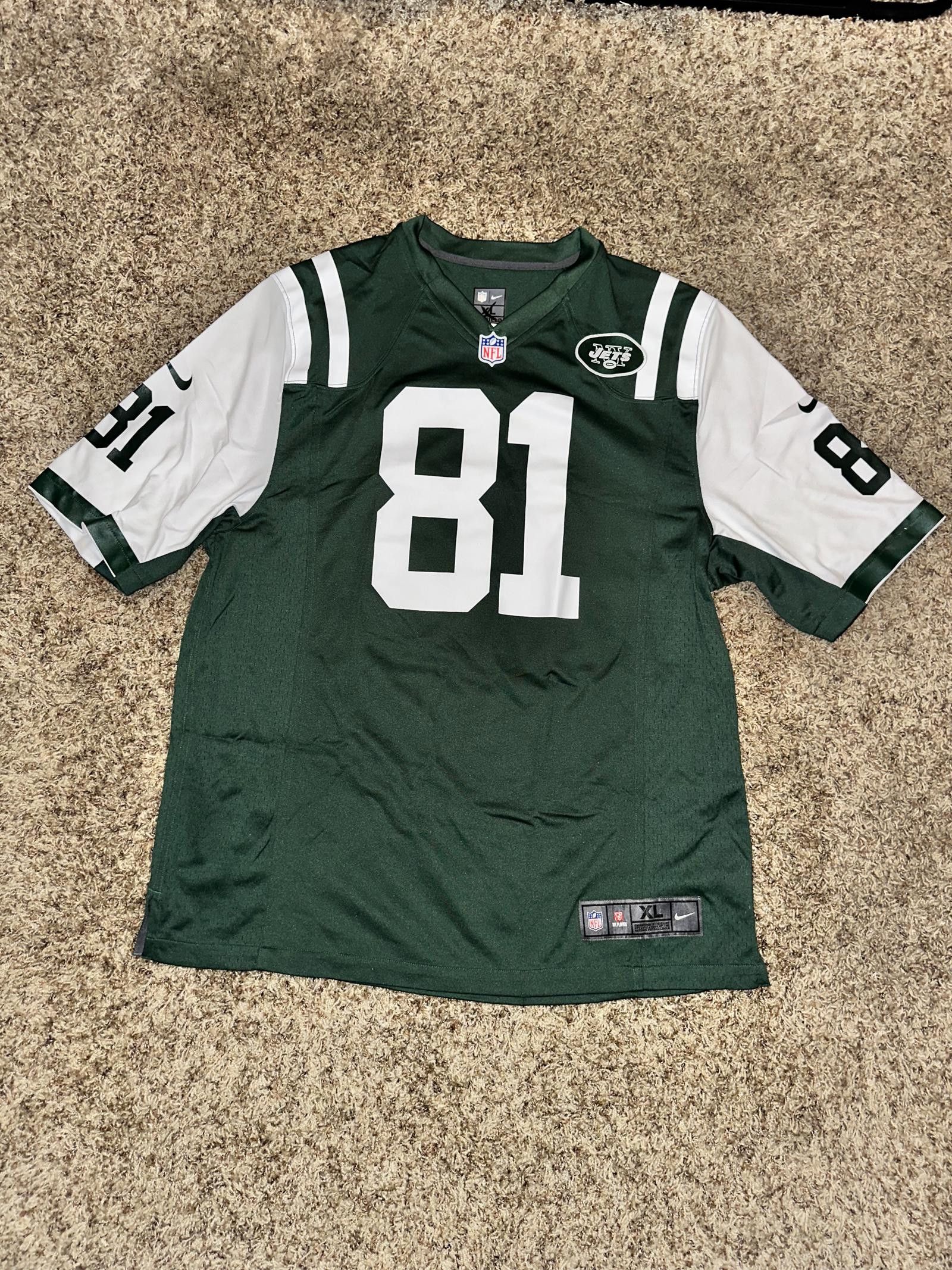 image of Men's Nfl New York Jets Dustin Keller Nike Jersey in Green (Size XL)