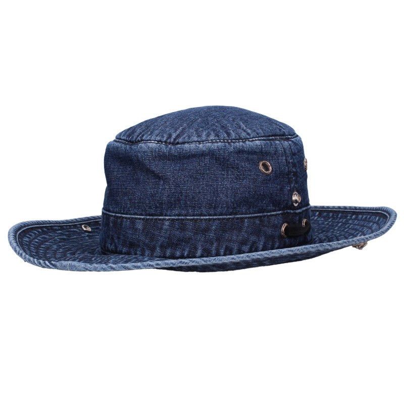 Chrome Hearts Chrome Hearts Leather Braid Denim Bucket Hat Size ONE SIZE - 1 Thumbnail