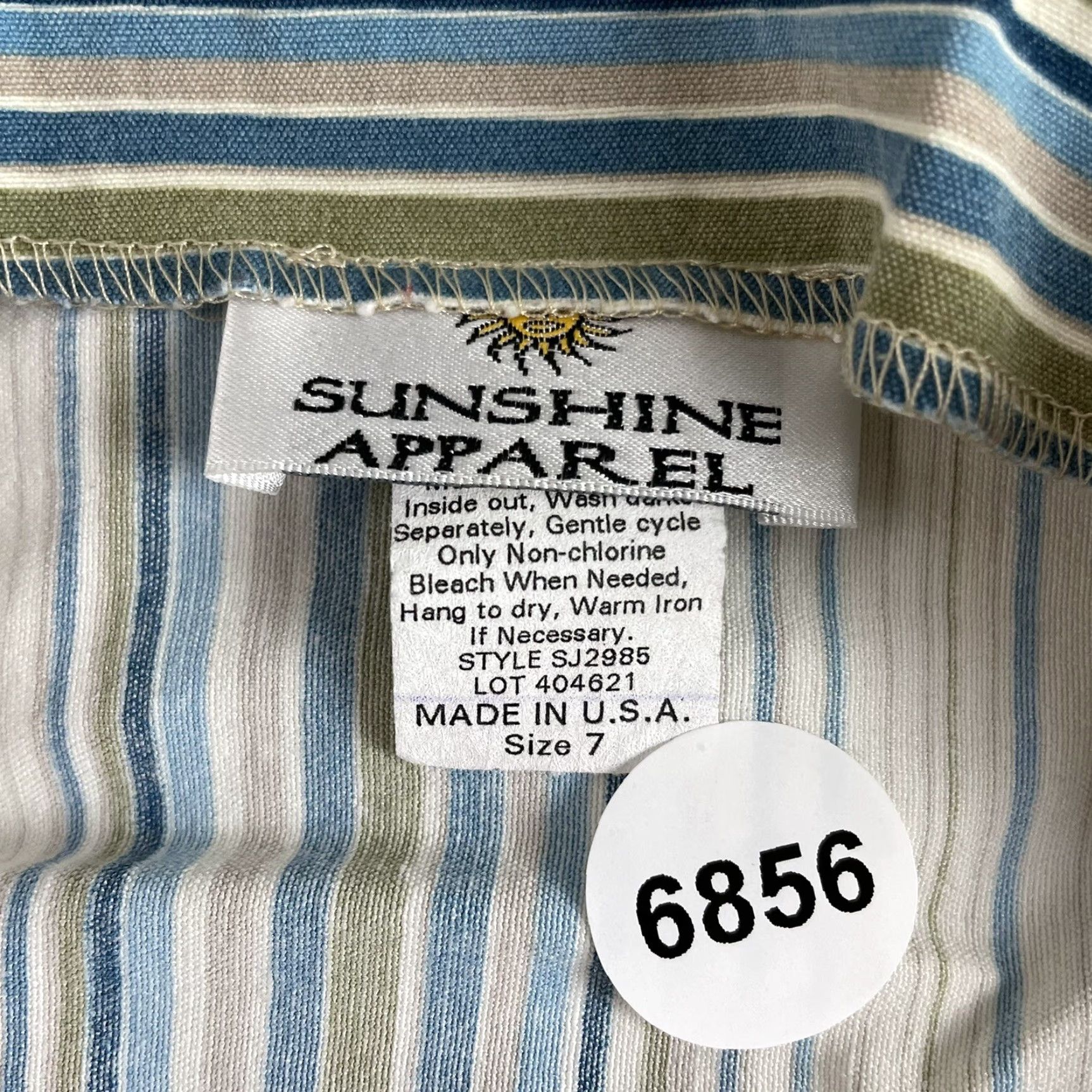 Vintage VINTAGE 90s Y2K Striped Mini Skirt Blue M Women's 6/8 27/28 Grunge Corpcore Size 32" / US 10 / IT 46 - 8 Thumbnail