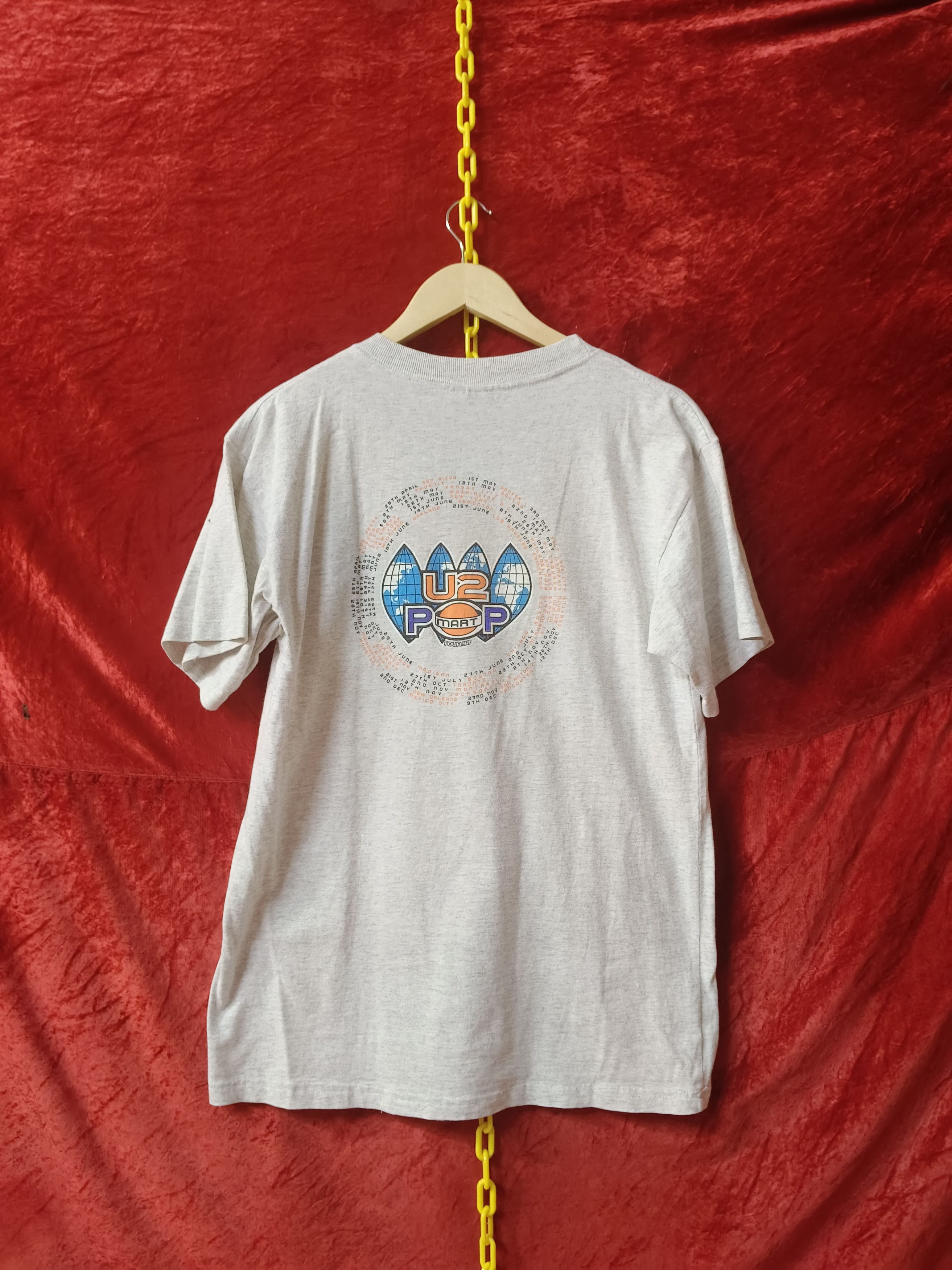 Band Tees Pop Rock Band U2 Pop Mart Tour Tee Size US XL / EU 56 / 4 - 10 Thumbnail