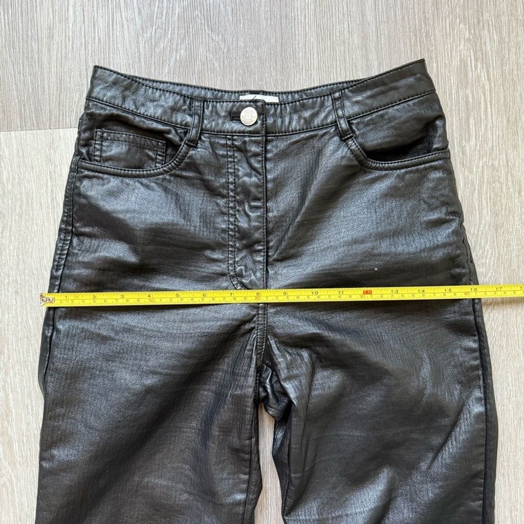 Aritzia Wilfred Black Vegan Leather Melina Trousers Size 26" / US 2 / IT 38 - 11 Thumbnail