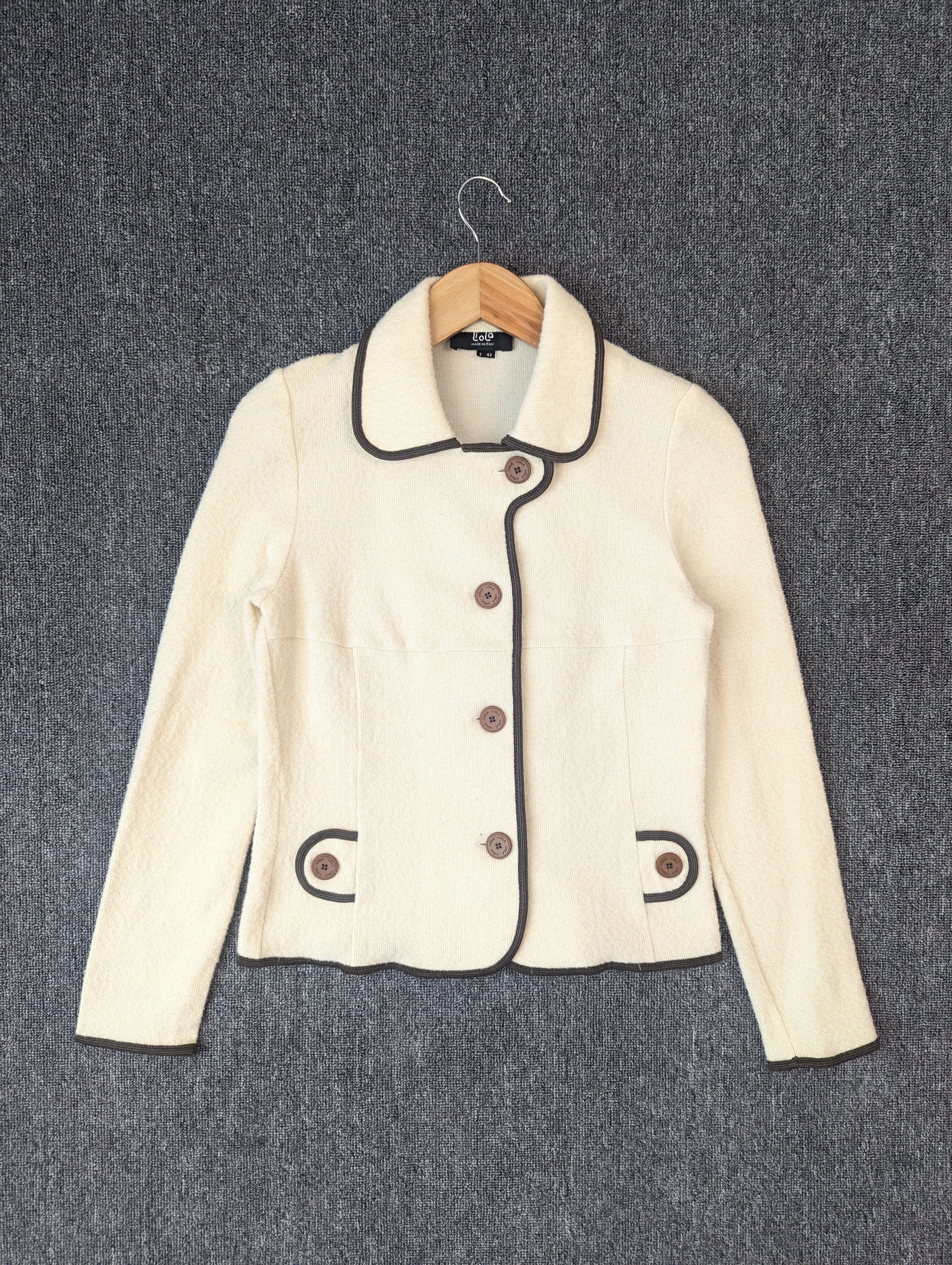 Vintage Liola Wool Short Button Ups Coat Jacket Made In Italy Size XS / US 0-2 / IT 36-38 - 1 Thumbnail