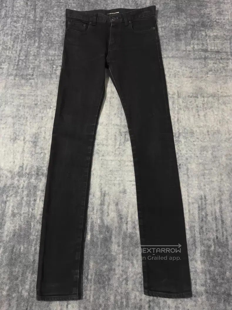 Saint Laurent Paris Saint Laurent Paris Black Demon Claw Basic Straight Denim Size US 29 - 1 Thumbnail