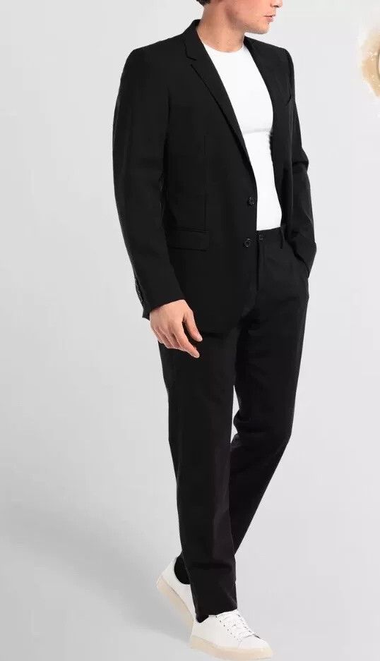Dolce & Gabbana luxury black wool suit by dolce gabbana Size US L / EU 52-54 / 3 - 1 Thumbnail