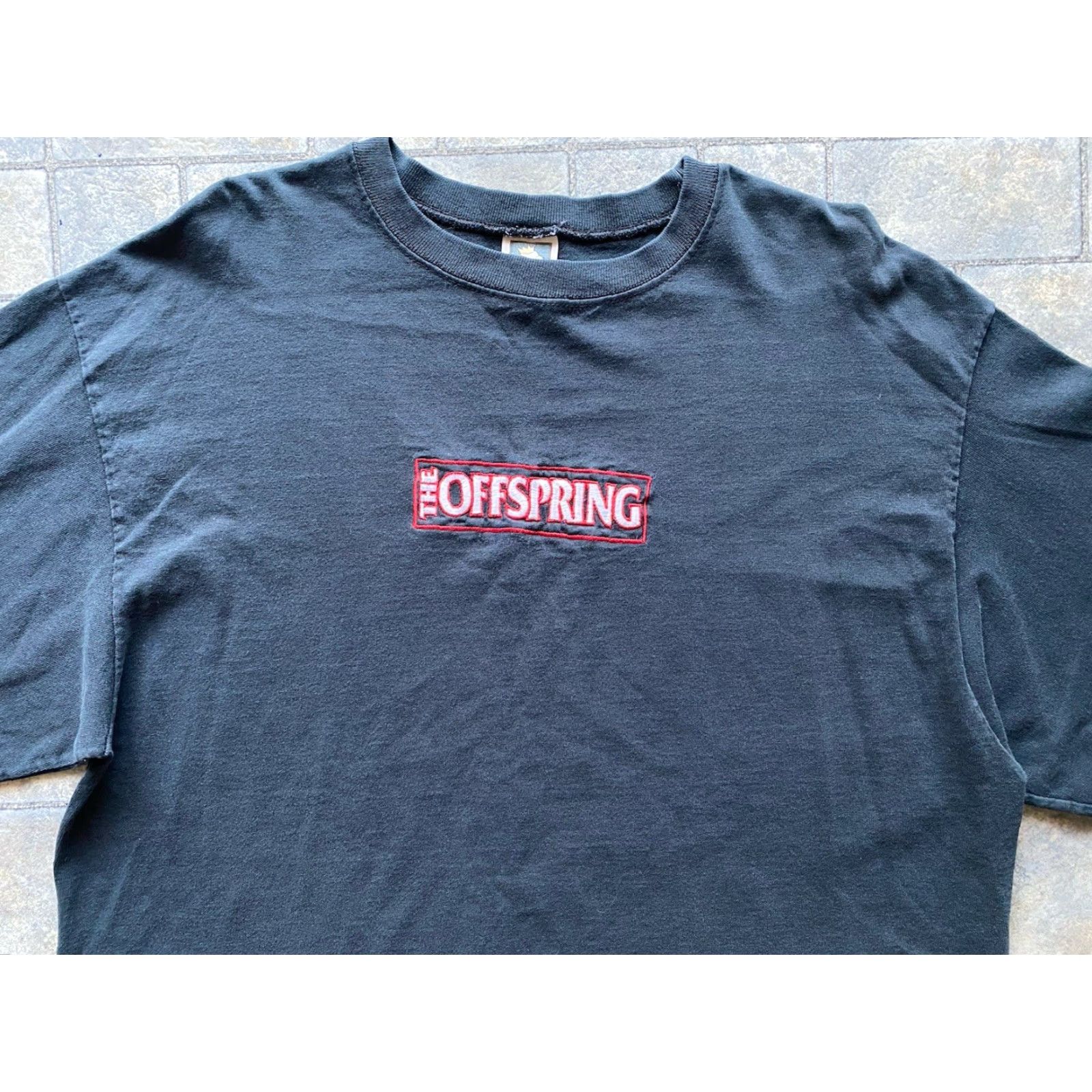 Vintage VINTAGE Cotton Deluxe Long Sleeve Shirt Mens XL Black USA Made The Offspring Band 90s Rock Mens Shirt Size US XL / EU 56 / 4 - 5 Thumbnail