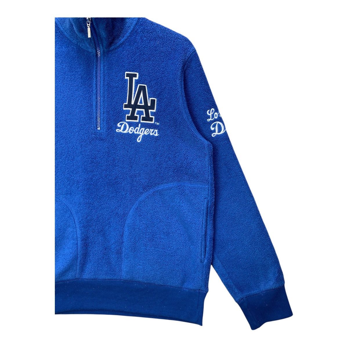 MLB MLB LA Dodgers Fleece Half Zip Embroidery Logo Size L Size US L / EU 52-54 / 3 - 3 Thumbnail