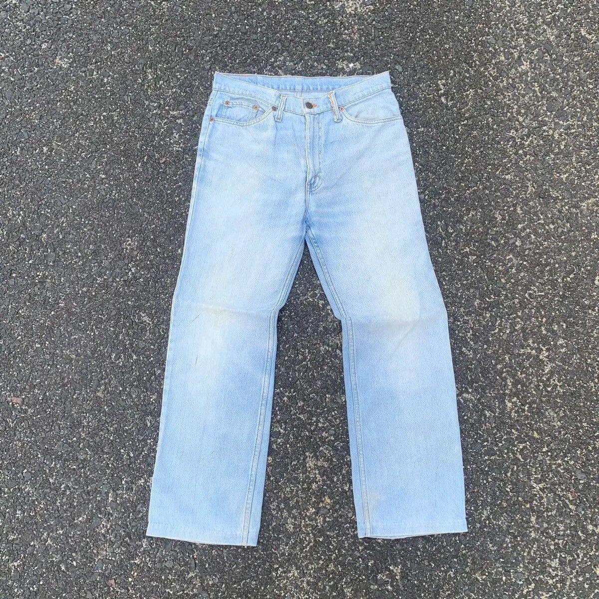 Levi's Vintage Levi’s 505 Jeans Light Wash Levis Denim Pants Size US 31 - 1 Thumbnail