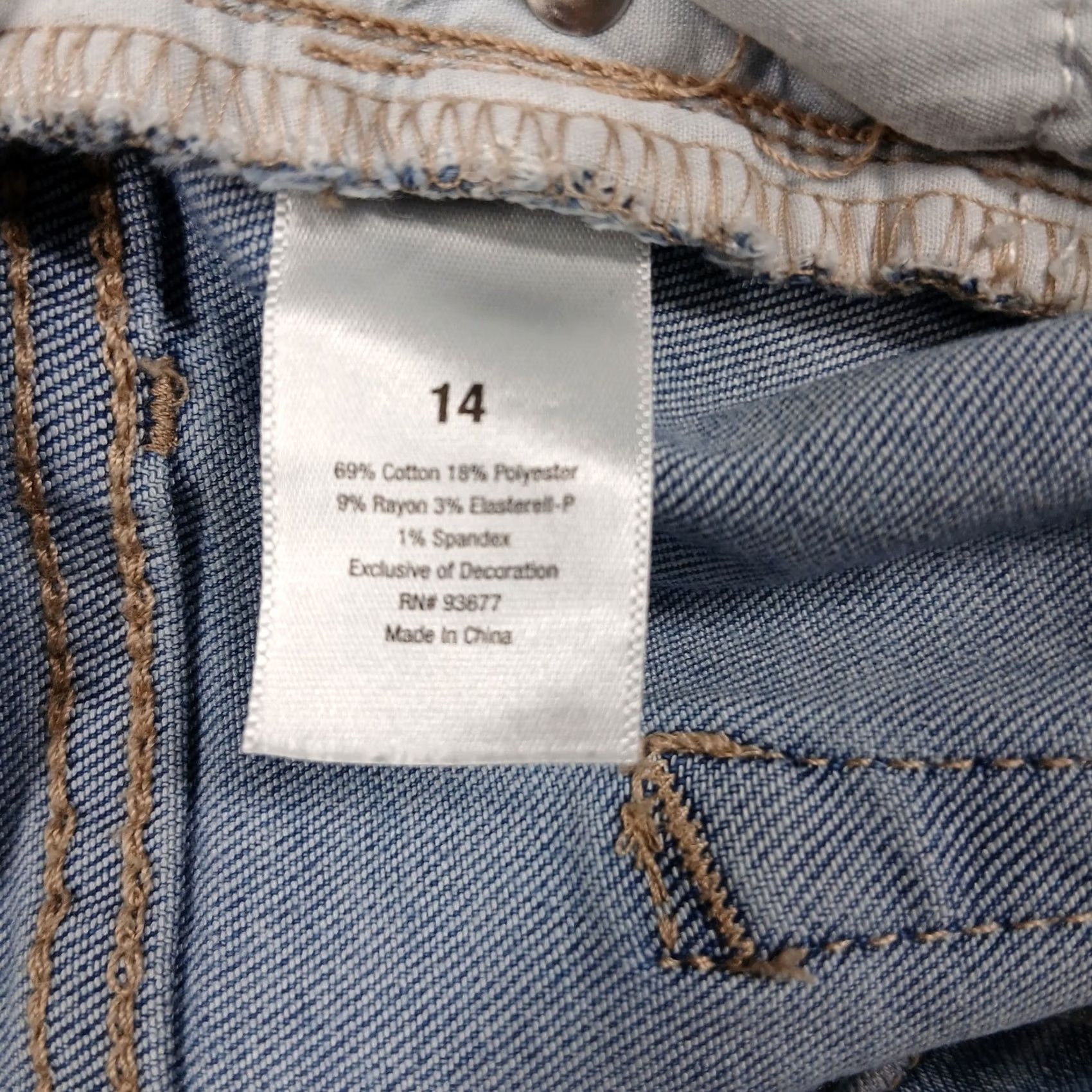 Vintage VINTAGE a.n.a Floral Embroidered Jegging Jeans Women 14 Light Wash Raw Hem Boho EUC Size 36" / US 14 / IT 50 - 6 Thumbnail