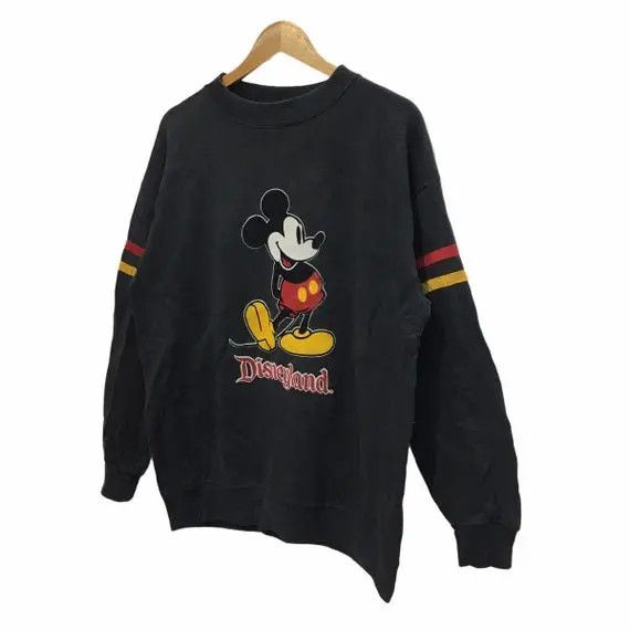 Disney × Vintage Vtg 80' DISNEY Mickey Mouse Disneyland Cartoon Sweatshirt Size XL / US 12-14 / IT 48-50 - 3 Thumbnail