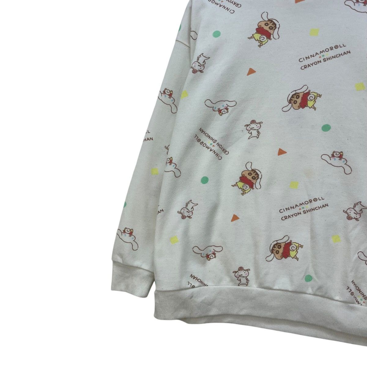 Anime 💥Vintage Crayon Shinchan Fullprint Monogram Sweatshirt Size US M / EU 48-50 / 2 - 4 Thumbnail