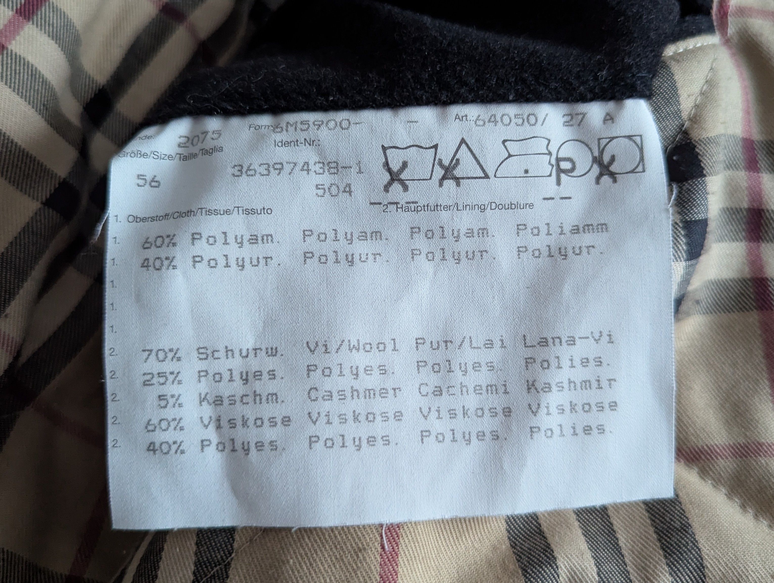 Burberry BURBERRY Amazing Amaretta Coat Jacket Size 56 XL LuxuryBrand Size US XL / EU 56 / 4 - 14 Thumbnail