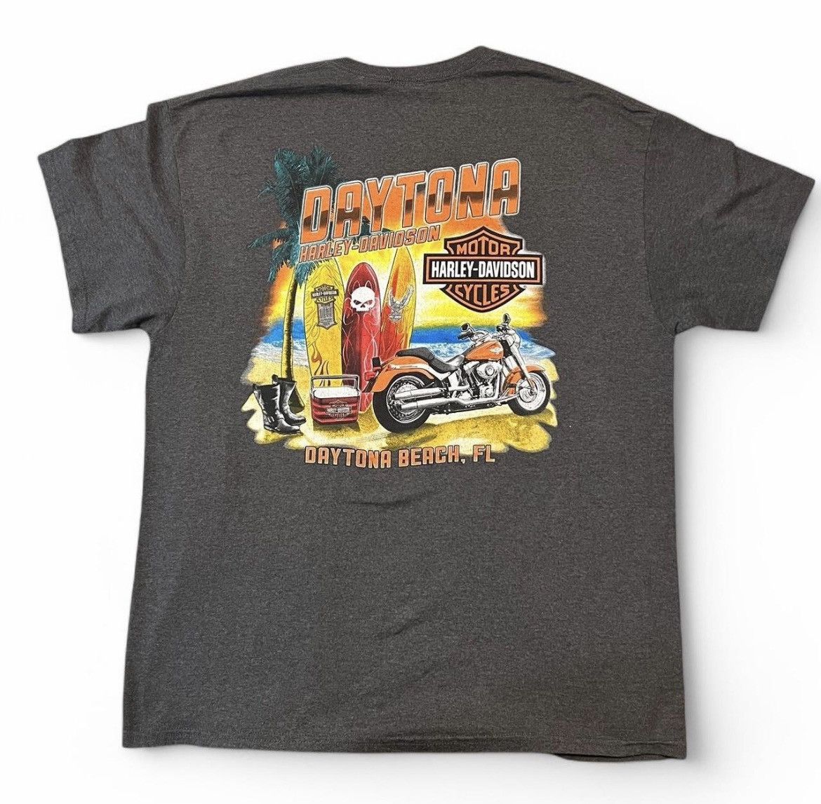 Harley Davidson Harley Davidson Daytona Beach T Shirt Size US XL / EU 56 / 4 - 1 Thumbnail