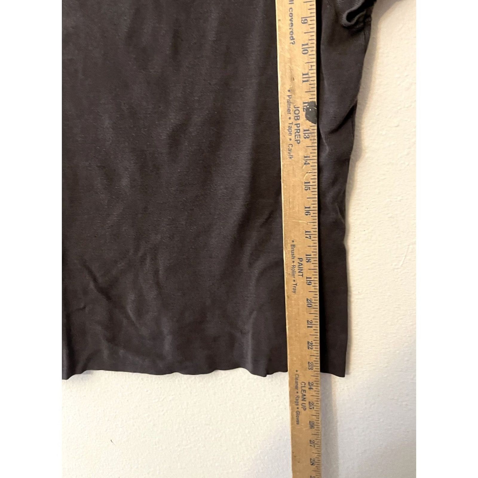 Ann Taylor Ann Taylor Brown Solid T Shirt Top Womens Size M Short Sleeve Crochet Flutter Sleeve Crew Neck Casual Knit 100% Cotton Size M / US 6-8 / IT 42-44 - 4 Thumbnail