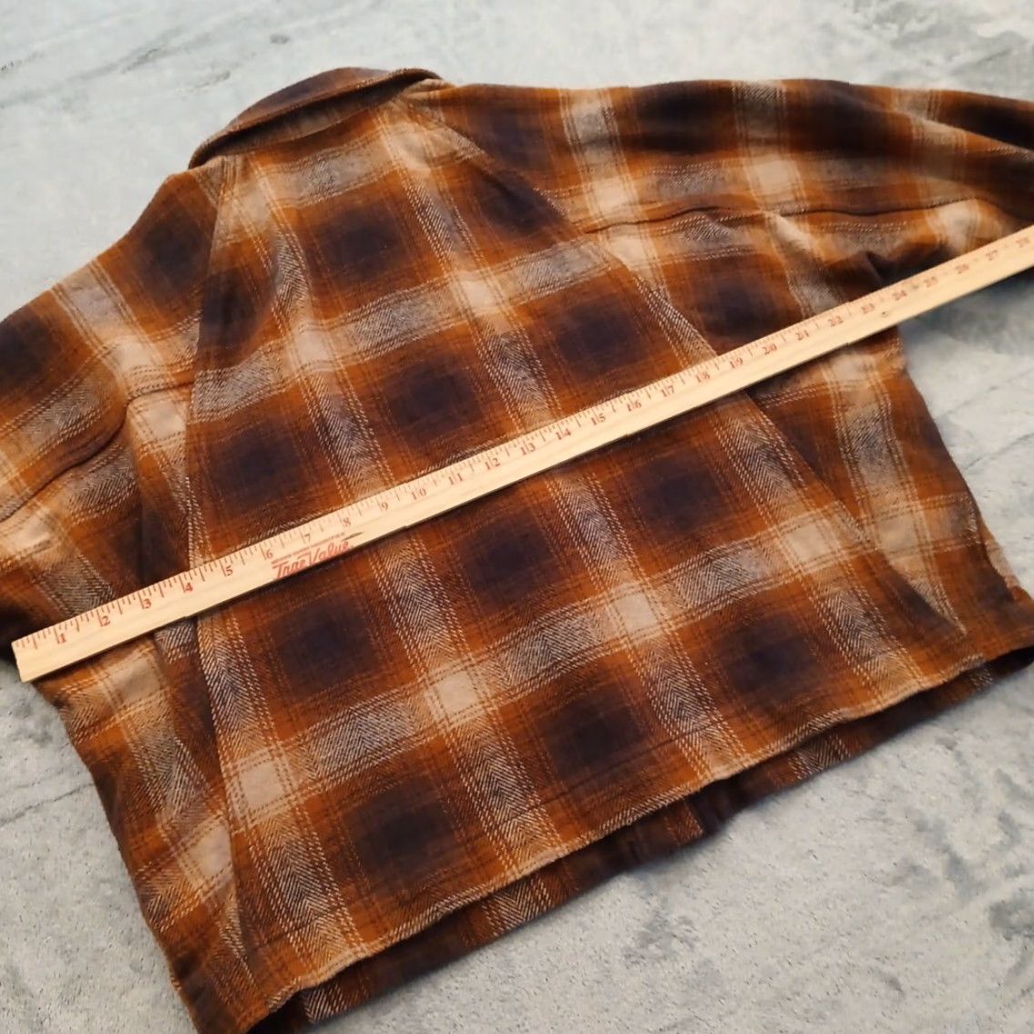Madewell Madewell Jacket Womens Large Brown Plaid Cropped Long Sleeve Button Up Pockets Size L / US 10 / IT 46 - 7 Thumbnail