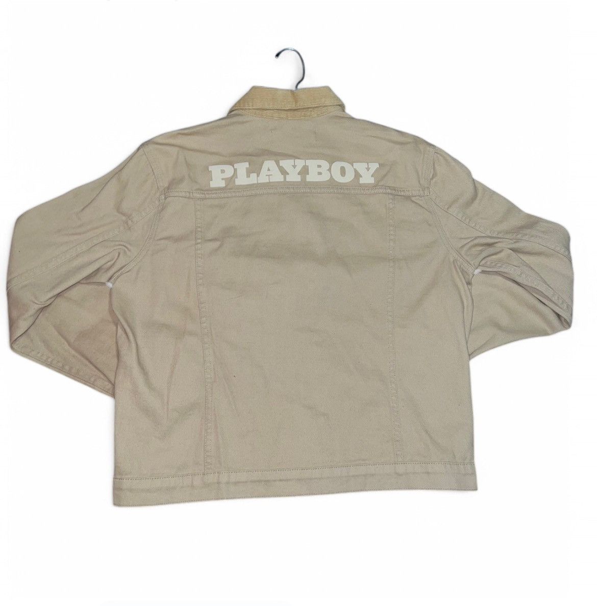 Playboy PLAYBOY TAN CREAM VINTAGE STYLED JACKET Size US M / EU 48-50 / 2 - 2 Thumbnail