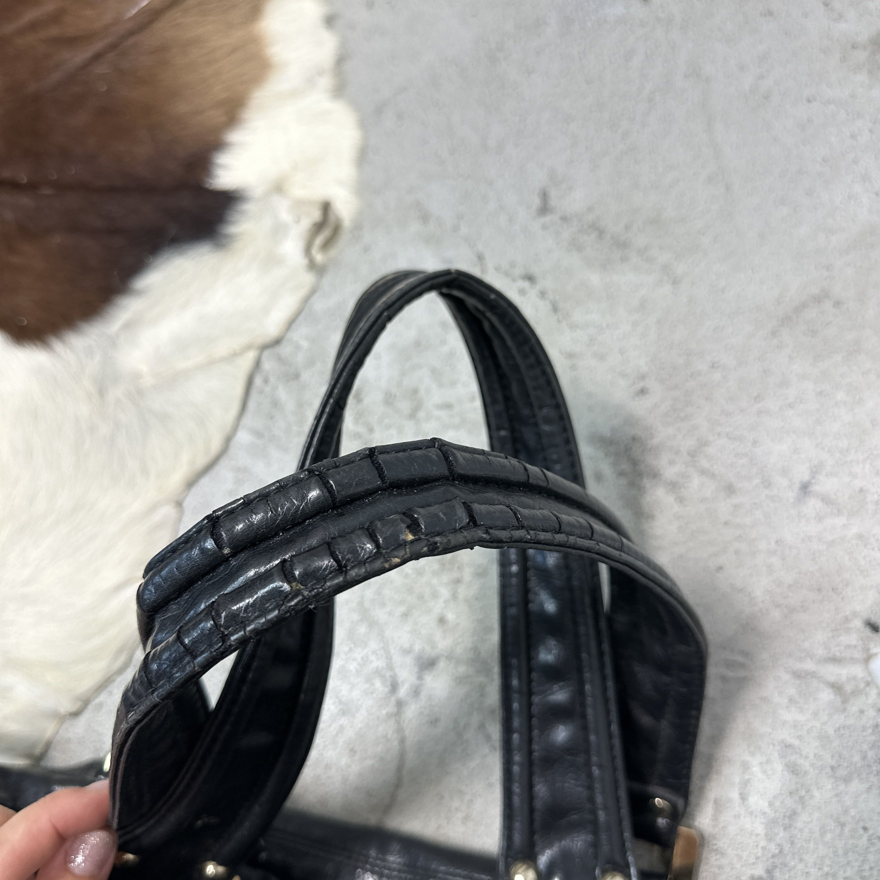 Guess Vintage Leather Hobo Old Money Guess Bag Y2K Size ONE SIZE - 6 Thumbnail