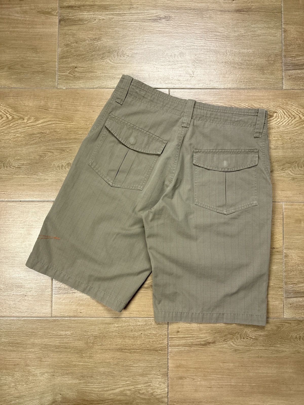 Nike × Vintage Vintage Y2K Nike Big Swoosh Cargo Shorts Size US 30 / EU 46 - 12 Thumbnail