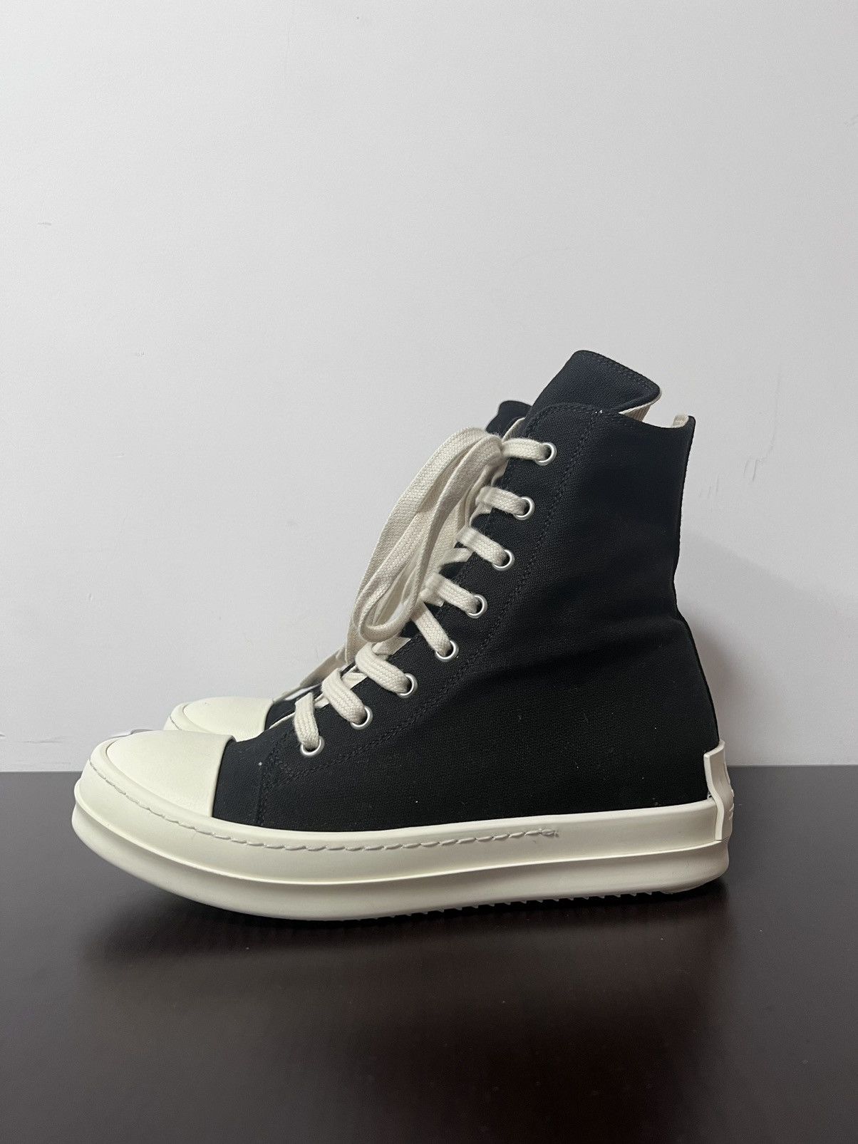 Rick Owens Drkshdw Rick owens drkshdw ramones high top sneakers Size US 6 / IT 36 - 2 Thumbnail