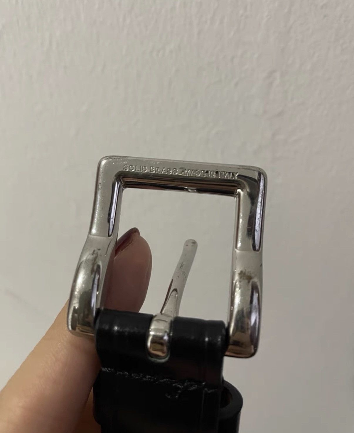 Dsquared2 Dsquared2 Slim Leather Belt Size ONE SIZE - 5 Thumbnail