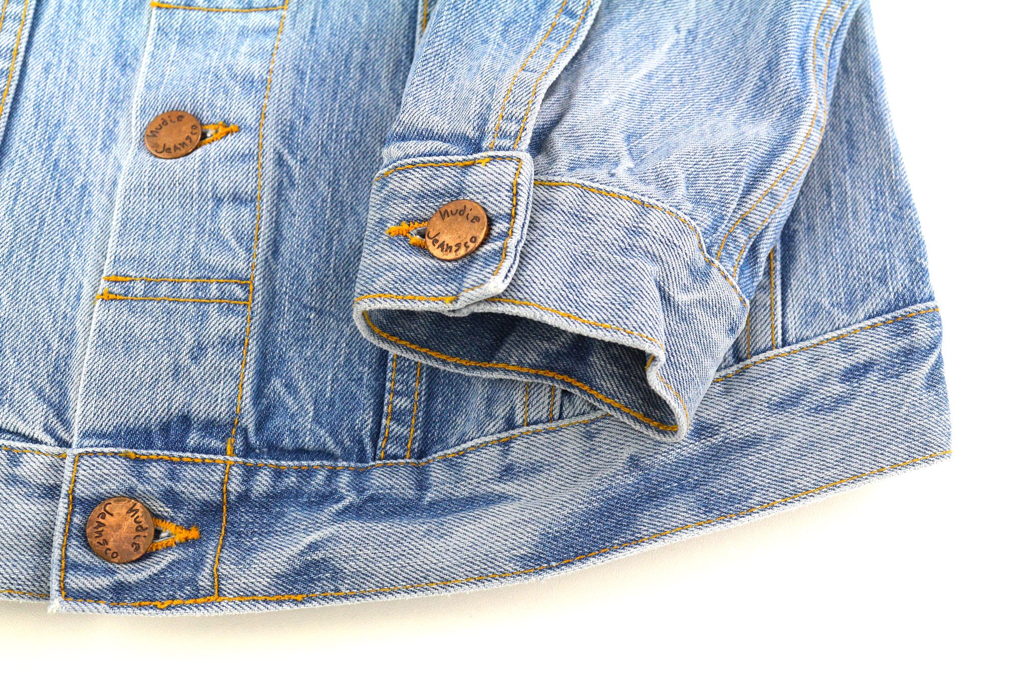 Nudie Jeans BILLY XS Strumming Indigo Organic Cotton Blue Jacket 82447 Size US XS / EU 42 / 0 - 5 Thumbnail